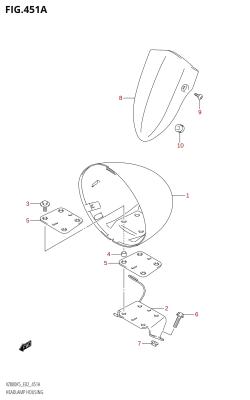 451A - HEADLAMP HOUSING