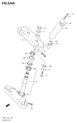 524A - STEERING STEM