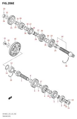 206E - TRANSMISSION (VZR1800Z:L3:E28)