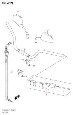 462F - HANDLEBAR (DL1000A:L9:E33)