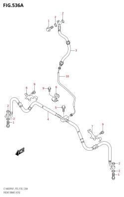 536A - FRONT BRAKE HOSE