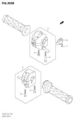 355B - HANDLE SWITCH (SV650S,SV650SU,SV650SUA,SV650SA)