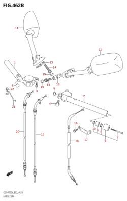 462B - HANDLEBAR (K2,K3)