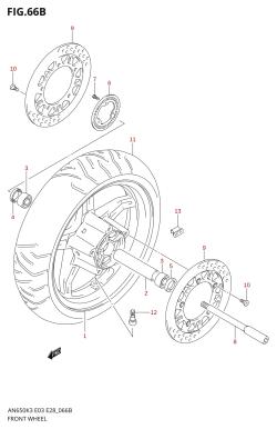 66B - FRONT WHEEL (AN650AK5)