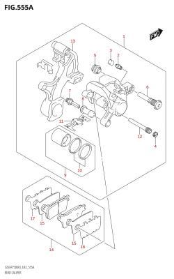 555A - REAR CALIPER