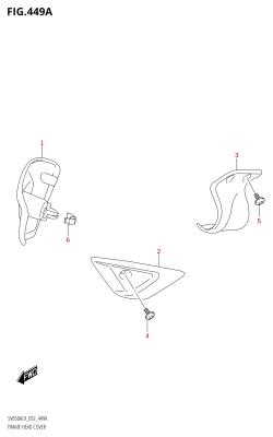449A - FRAME HEAD COVER (SV650A:L9:E02)