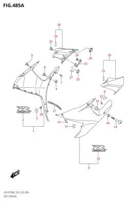 485A - SIDE COWLING (GSX-R750)