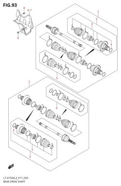 093 - REAR DRIVE SHAFT