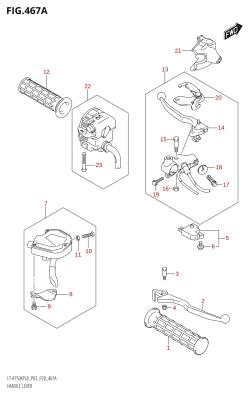 467A - HANDLE LEVER