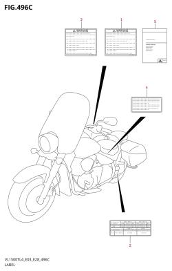 496C - LABEL (VL1500TL4 E33)