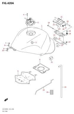 420A - FUEL TANK (GSX1300R:L1:E14)