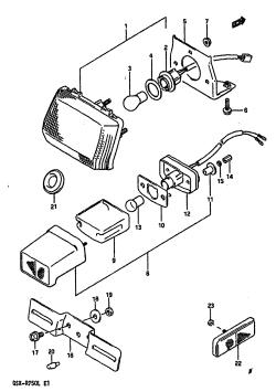 030 - TAIL LAMP - LICENSE LAMP