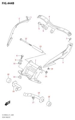 444B - FRONT BRACKET (DL1000A:L8:E21)