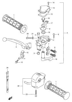 025 - FRONT BRAKE LEVER