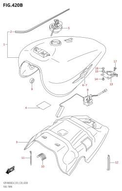 420B - FUEL TANK (VZR1800BZ:L4:E28)
