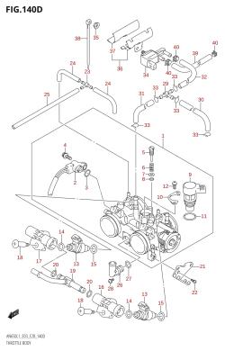 140D - THROTTLE BODY (AN650A:L1:E33)