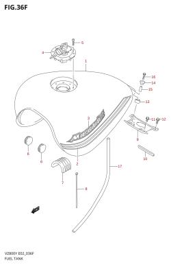 36F - FUEL TANK (MODEL K2 /​ K3)