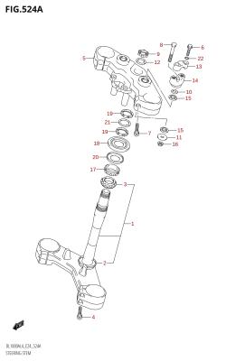 524A - STEERING STEM