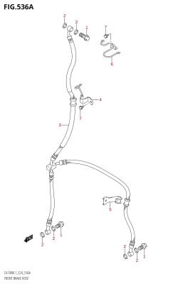 536A - FRONT BRAKE HOSE