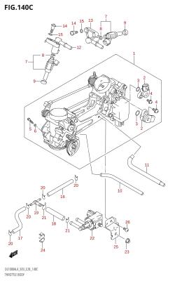 140C - THROTTLE BODY (DL1000A:L4:E33)