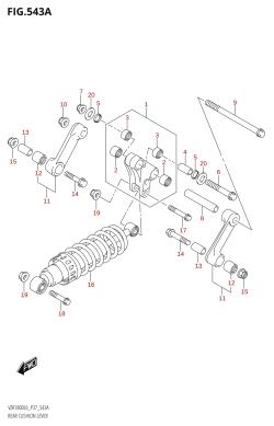 543A - REAR CUSHION LEVER