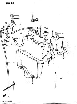 018 - RADIATOR HOSE -RESERVE TANK