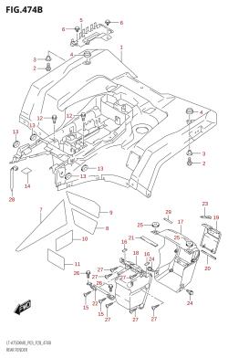 474B - REAR FENDER (LT-A750X:M0:P28)