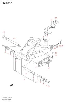 541A - REAR SWINGINGARM