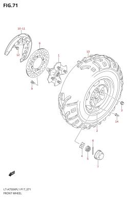 071 - FRONT WHEEL