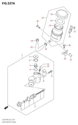 537A - FRONT MASTER CYLINDER