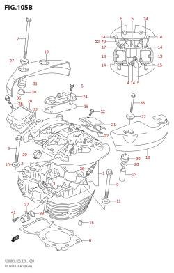 105B - CYLINDER HEAD (REAR) (K9)