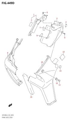 449D - FRAME HEAD COVER (VZR1800Z:L4:E02)