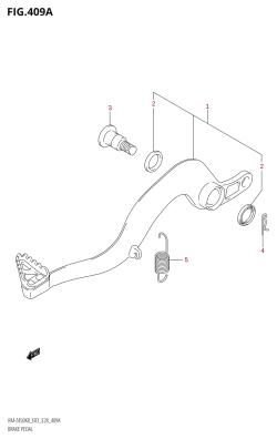 409A - BRAKE PEDAL