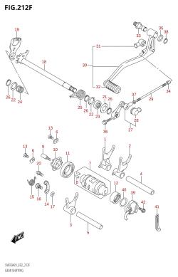 212F - GEAR SHIFTING (SV650AU:L9:E19)