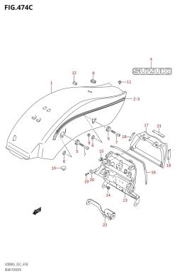 474C - REAR FENDER (VZ800Z:(K8,K9))