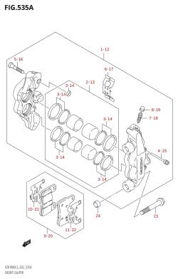 535A - FRONT CALIPER
