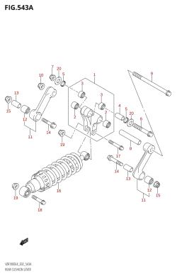 543A - REAR CUSHION LEVER (VZR1800:L4:E02)
