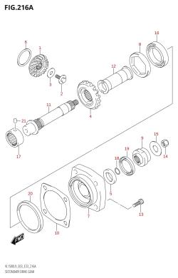 216A - SECONDARY DRIVE GEAR