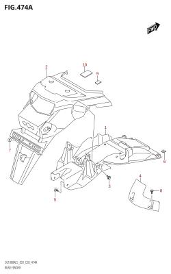 474A - REAR FENDER