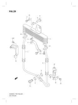 029 - OIL COOLER (GS500FH P28)