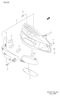 025 - REAR COMBINATION LAMP