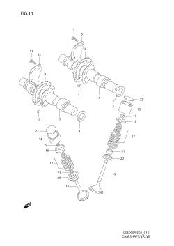 010 - CAM SHAFT - VALVE