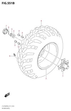 551B - RH REAR WHEEL (LT-A750XPZM3_P17)