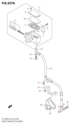 537A - FRONT MASTER CYLINDER