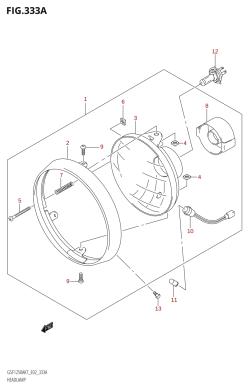 333A - HEADLAMP ((GSF1250,GSF1250A):(E02,E19),GSF1250:P37)