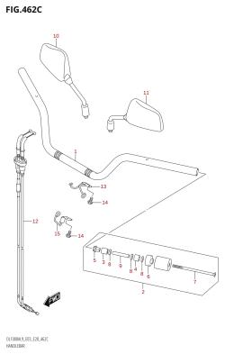 462C - HANDLEBAR (DL1000XA:L9:E33)