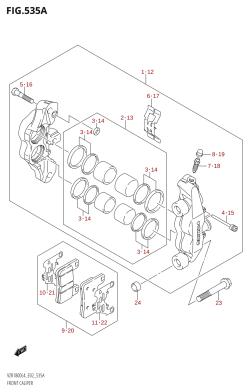 535A - FRONT CALIPER