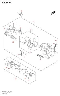 555A - REAR CALIPER
