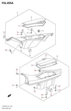 455A - FRONT PANEL BOX (GSF650S,GSF650SA,GSF650SU,GSF650SUA)