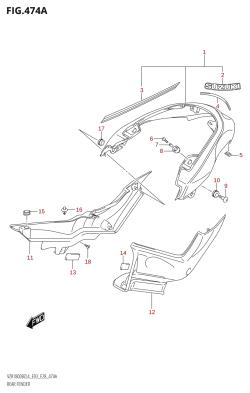 474A - REAR FENDER